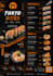 design restaurant menu, food menu, cafe menu and digital menu board