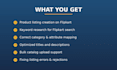 create and optimize your flipkart product listings and catalog