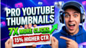 design eye catching youtube thumbnails that boost CTR