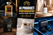 realistic product photography and mockup by using ai