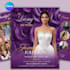 design funeral program, obituary, memorial card in 24hrs