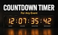 create animated countdown timer video up to anytime