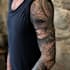 draw a attractive tattoo sleeve art