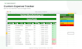 create custom excel and google sheets business trackers