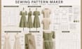 do sewing pattern making clothing pattern tech pack clo3d seamless pattern