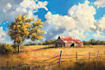 create landscape oil painting art