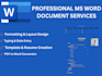 do professional microsoft excel word and power point project