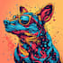 custom create professional animal pop art illustration