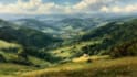 paint landscape in oil painting