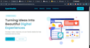 design a responsive landing page front end web developer
