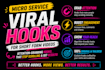 write a viral hook for your short form videos