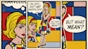 draw pop art portrait in roy lichtenstein style