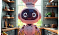 create a 3d animation with al glitch and perfect loop
