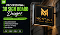 design professional banner flex signboard and billbaord