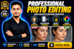 do high end photo retouching