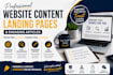 write website content, landing pages, and SEO articles