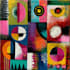 create abstract art, graffiti and illustration expressionism