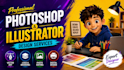 do any  photoshop and illustrator editing professionally