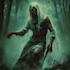 create vintage horror illustration with comic art style