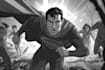 illustrate professional comic book superhero scenes