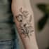 draw custom fine line and blackwork tattoo design