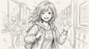 sketch custom anime character
