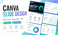 design saas pitch deck, sales deck, powerpoint and canva slides