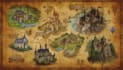 create event, tourist, and fantasy map illustration