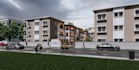 develop luxury gated community,estate property,housing external render,site plan