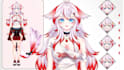 draw live2d vtuber model vtuber rigging, anime vtuber commission vtube studio
