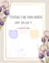 degsion elegent thanks you card