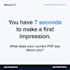 write and design a modern business profile