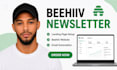 help setup your beehiiv newsletter page