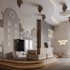 design, render cgi kids room, daycare interior, playing zone, study room visual