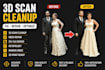 fix edit modify 3d scan cleanup mesh cleanup fix stl file retopology removenoise