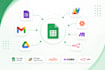google sheets crm data entry apps script API make com, zapier, n8n ai automation