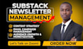 setup substack newsletter manage substack account design substack newsletter