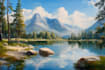 landscape oil painting art
