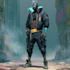cyberpunk hacker character art