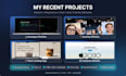 build a modern responsive landing page using HTML CSS react js