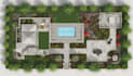 design landscape, backyard, frontyard, garden, patio, and 2d rendering