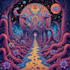 make trippy, psychedelic, surreal, illustrations designs