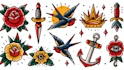 do traditional old school tattoo design