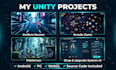 develop unity 3d game for android, PC, and webgl