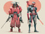do cyberpunk character art
