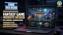 design a stunning fantasy game website, rpg