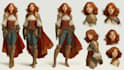 character concept art and character design