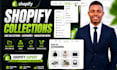 create shopify collections sub collections categories and navigation menu