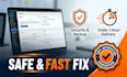 fix wordpress issues errors bugs and customization fast
