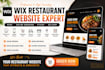 build wix restaurant menu, online ordering, delivery and pickup system